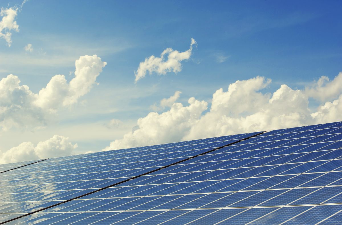 Solar panels installation